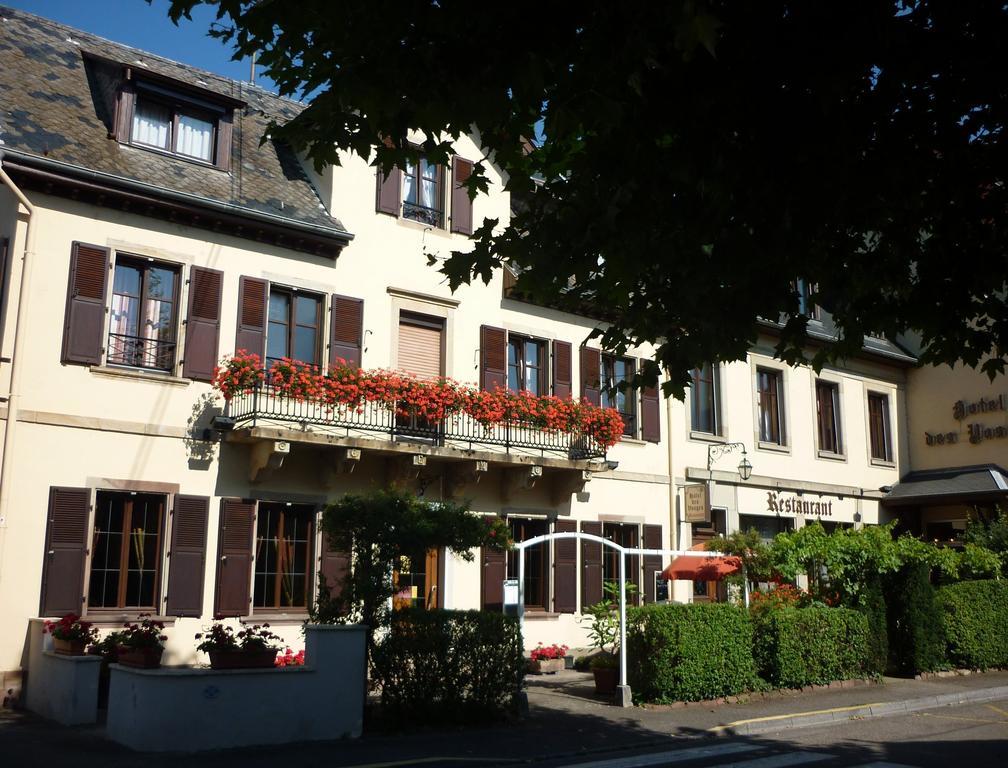 Hotel Des Vosges 5 Rue De La Gare Obernai Esterno foto